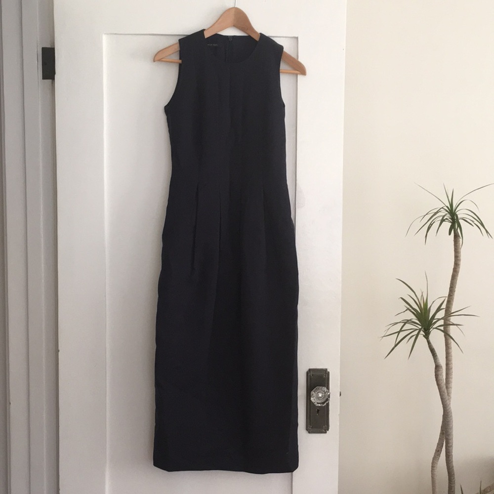 Structured Pleated Dress